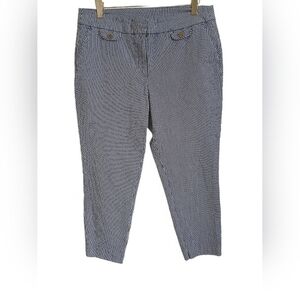 Anne Klein Blue and White Chinos